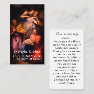 A Christmas Prayer Card