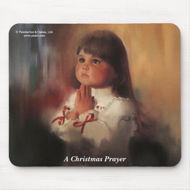 A Christmas Prayer Mouse Mat (Front)