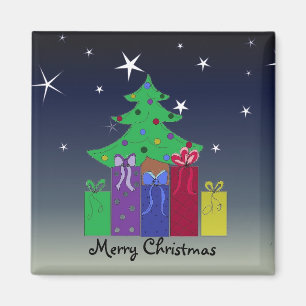 A Christmas Scene Magnet