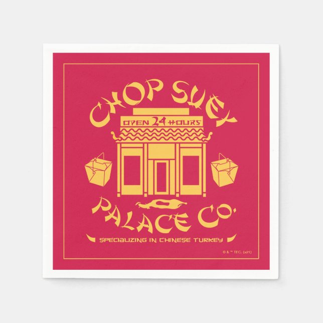 A Christmas Story | Chop Suey Palace Co. Napkin (Front)