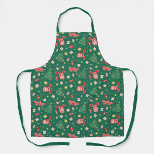 A Christmas Story   Christmas Icon Pattern Apron