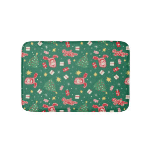 A Christmas Story   Christmas Icon Pattern Bath Mat