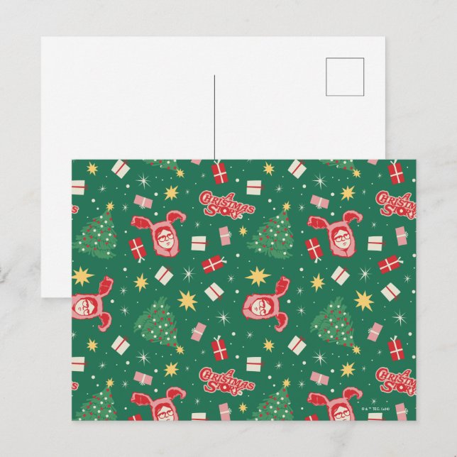 A Christmas Story | Christmas Icon Pattern Postcard (Front/Back)