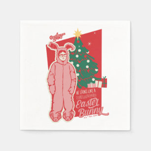 A Christmas Story   Deranged Easter Bunny Napkin