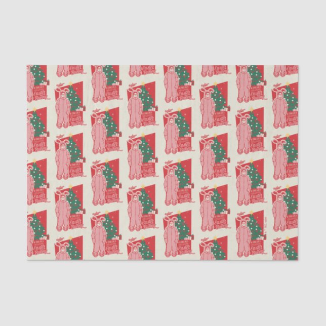A Christmas Story | Deranged Easter Bunny Tissue Paper (Front)