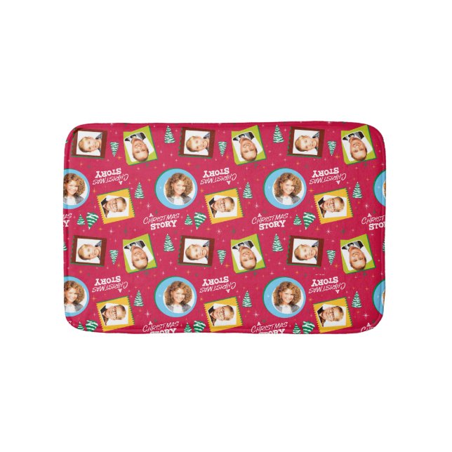 A Christmas Story | Family Photos Pattern Bath Mat (Front)