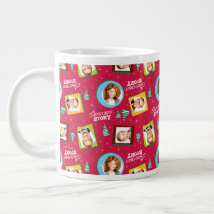 A Christmas Story   Family Photos Pattern Large Coffee Mug