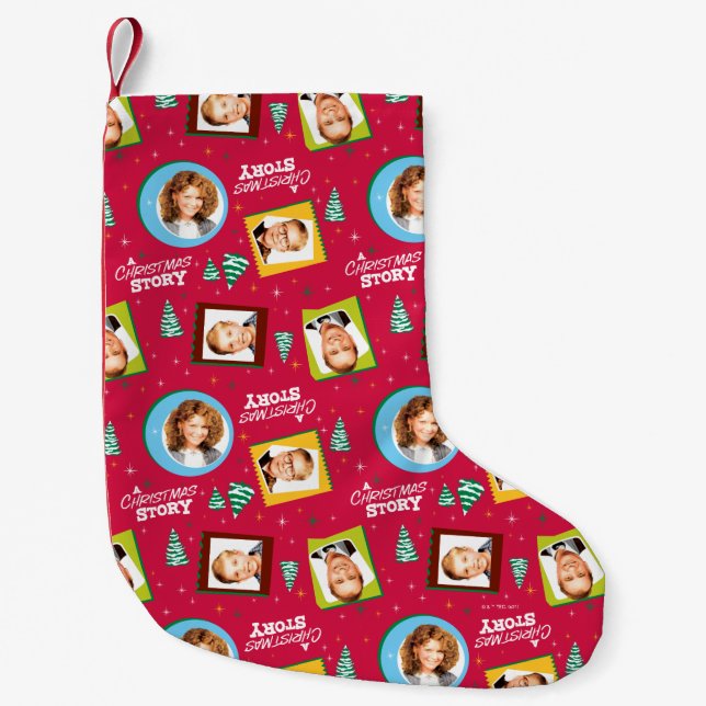 A Christmas Story | Family Photos Pattern Small Christmas Stocking (Front)