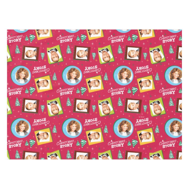 A Christmas Story | Family Photos Pattern Tablecloth (Front (Horizontal))