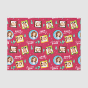 A Christmas Story Family Photos Pattern Tissue Paper