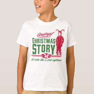 A Christmas Story   He Looks Like a Pink Nightmare T-Shirt