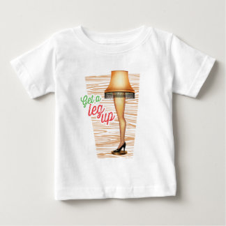 A Christmas Story Lamp | Get a Leg Up Baby T-Shirt