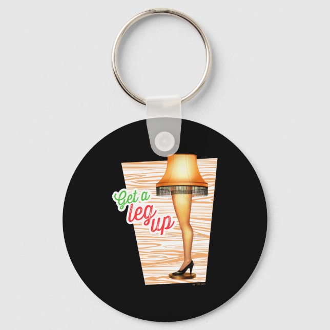 A Christmas Story Lamp Get A Leg Up  Key Ring (Front)