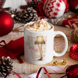 A Christmas Story Lamp   Get a Leg Up Large Coffee Mug