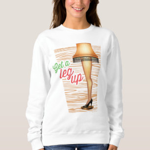 A Christmas Story Lamp   Get a Leg Up Sweatshirt
