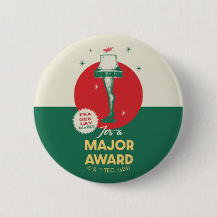 A Christmas Story Leg Lamp Major Award 6 Cm Round Badge