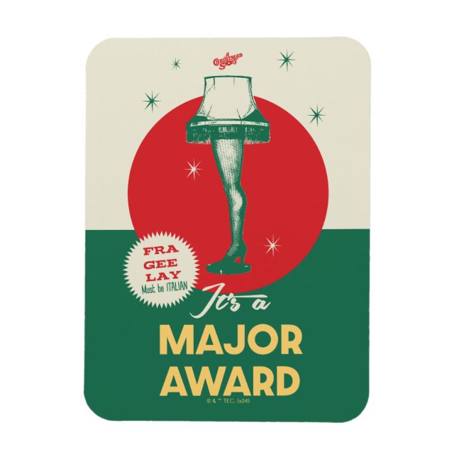 A Christmas Story | Leg Lamp Major Award Magnet (Vertical)