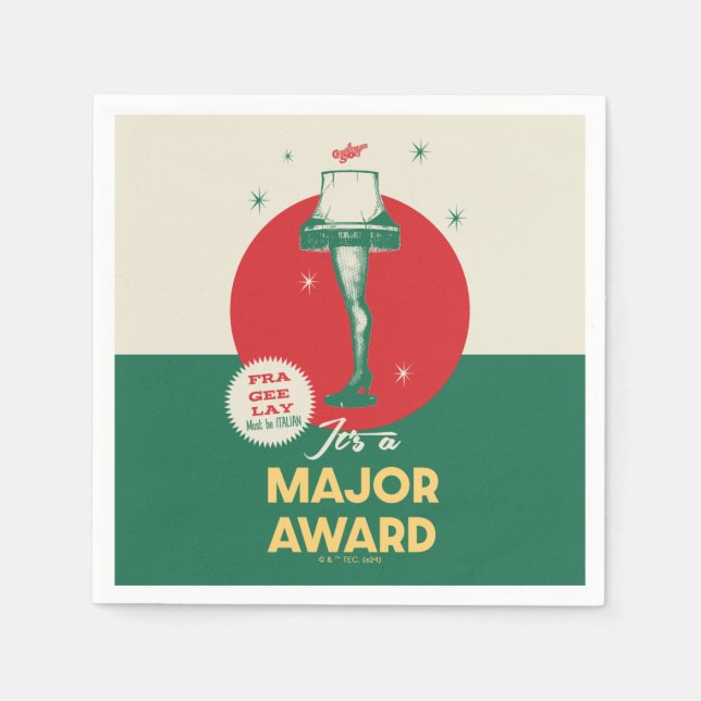 A Christmas Story | Leg Lamp Major Award Napkin (Front)