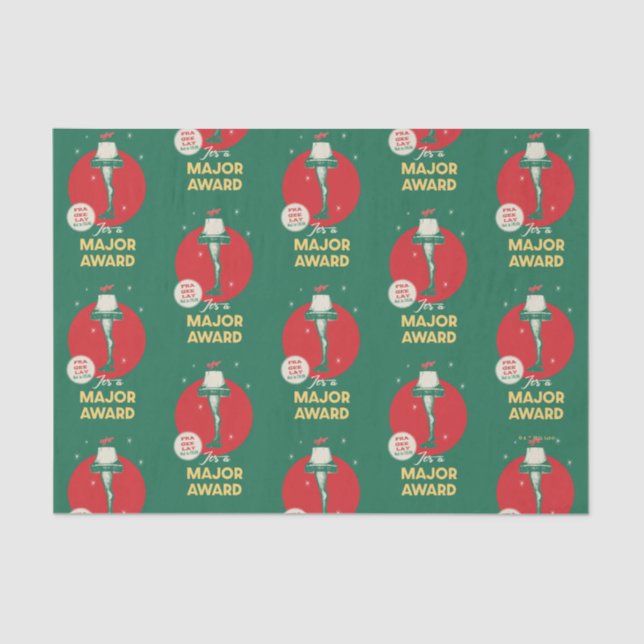 A Christmas Story | Leg Lamp Major Award Tissue Paper (Front)