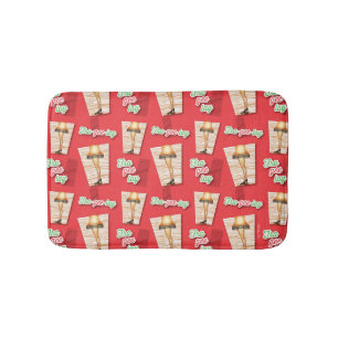 A Christmas Story Leg Lamp Pattern Bath Mat