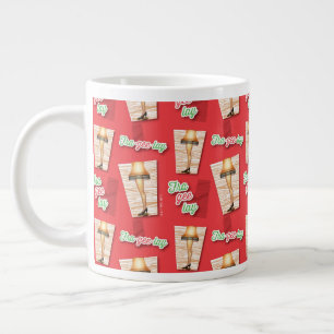 A Christmas Story   Leg Lamp Pattern Large Coffee Mug