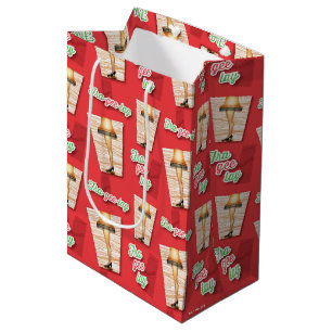 A Christmas Story   Leg Lamp Pattern Medium Gift Bag