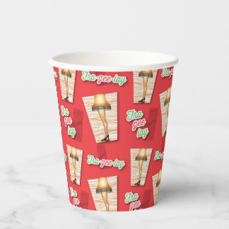 A Christmas Story | Leg Lamp Pattern Paper Cups