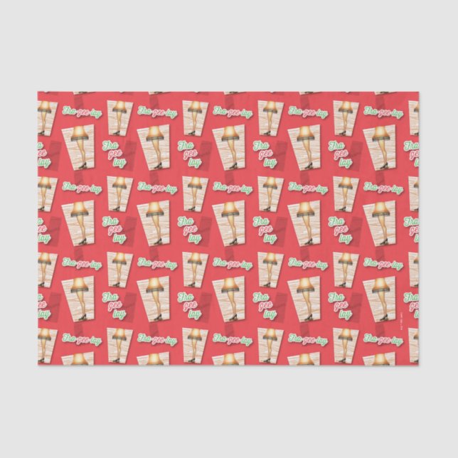 A Christmas Story | Leg Lamp Pattern Tissue Paper (Front)