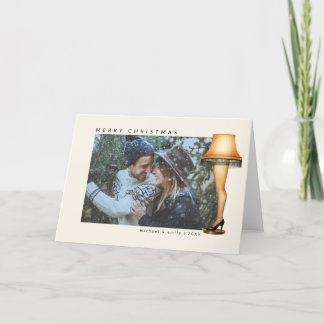 A Christmas Story Leg Lamp | Photo  Holiday Card