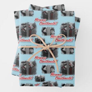 A Christmas Story | Merry Chwithmuth Pattern Wrapping Paper Sheet