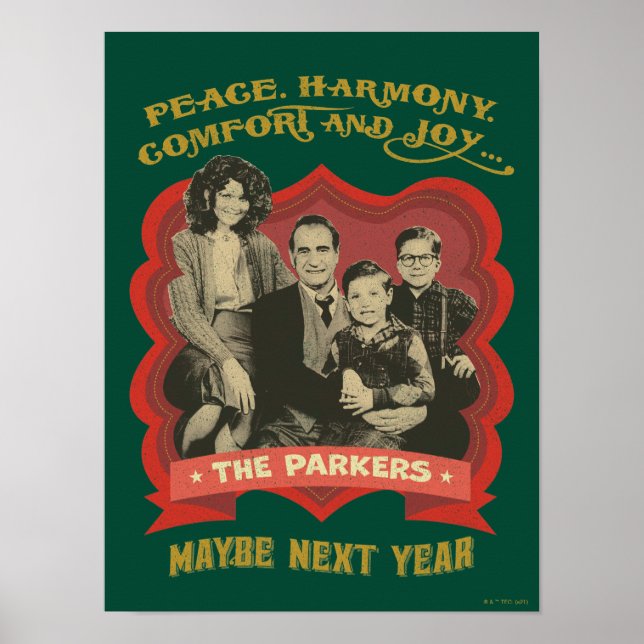 A Christmas Story | Peace, Harmony, Comfort & Joy Poster (Front)
