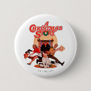 A Christmas Story Poster Art 6 Cm Round Badge