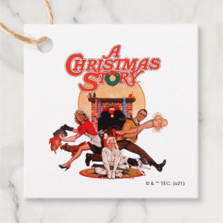 A Christmas Story Poster Art Favour Tags