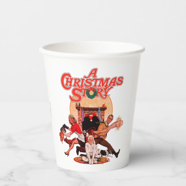 A Christmas Story Poster Art Paper Cups (Front)