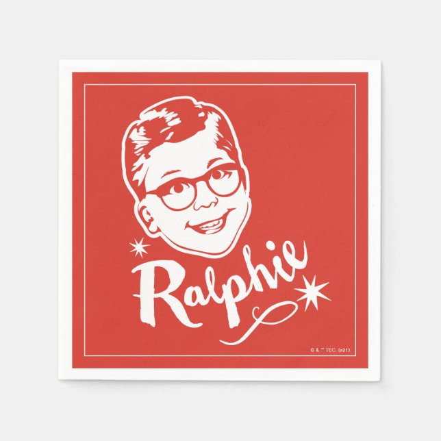 A Christmas Story | Ralphie Napkin (Front)