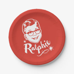 A Christmas Story   Ralphie Paper Plate