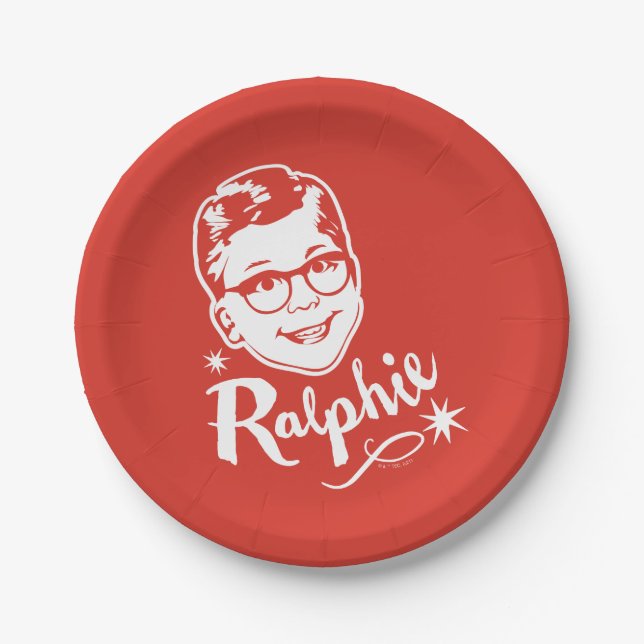 A Christmas Story | Ralphie Paper Plate (Front)