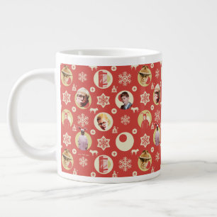 A Christmas Story Retro Snowflake Pattern Large Coffee Mug