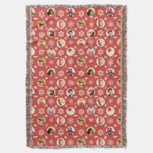 A Christmas Story Retro Snowflake Pattern Throw Blanket