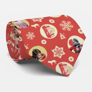 A Christmas Story Retro Snowflake Pattern Tie