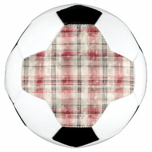 A Christmas Tartan Floral Design Series #15 Football
