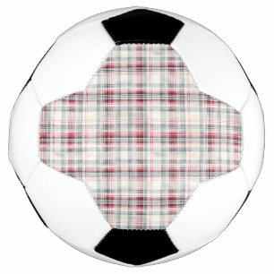 A Christmas Tartan Floral Design Series #24 Football