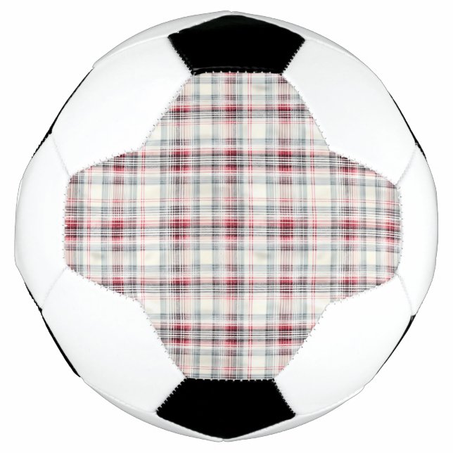 A Christmas Tartan Floral Design Series #24 Football (Front)
