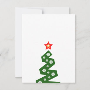 A Christmas tree Holiday Card