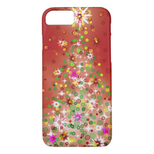 A Christmas tree that glows. iPhone 8/7 Case