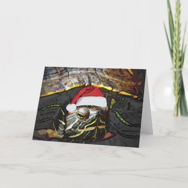 A Christmas Turtle Holiday Card (Front)