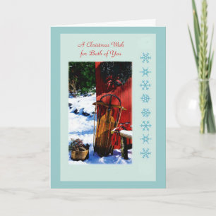 A Christmas Wish For Both of You Holiday Card