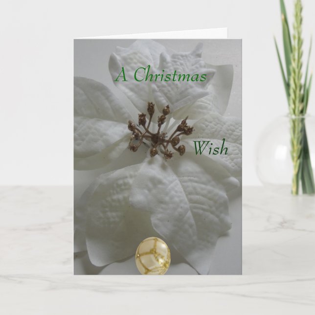 A Christmas Wish Holiday Card (Front)