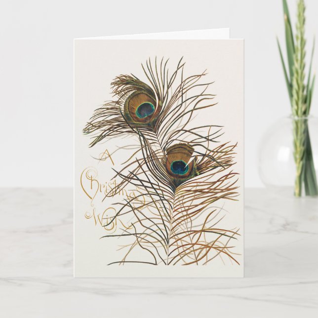 A Christmas Wish with Tropical  Holiday Card (Front)