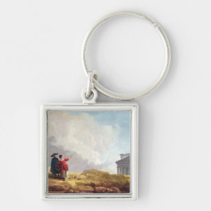 A Church Displayed to a Traveller in an Extensive Key Ring